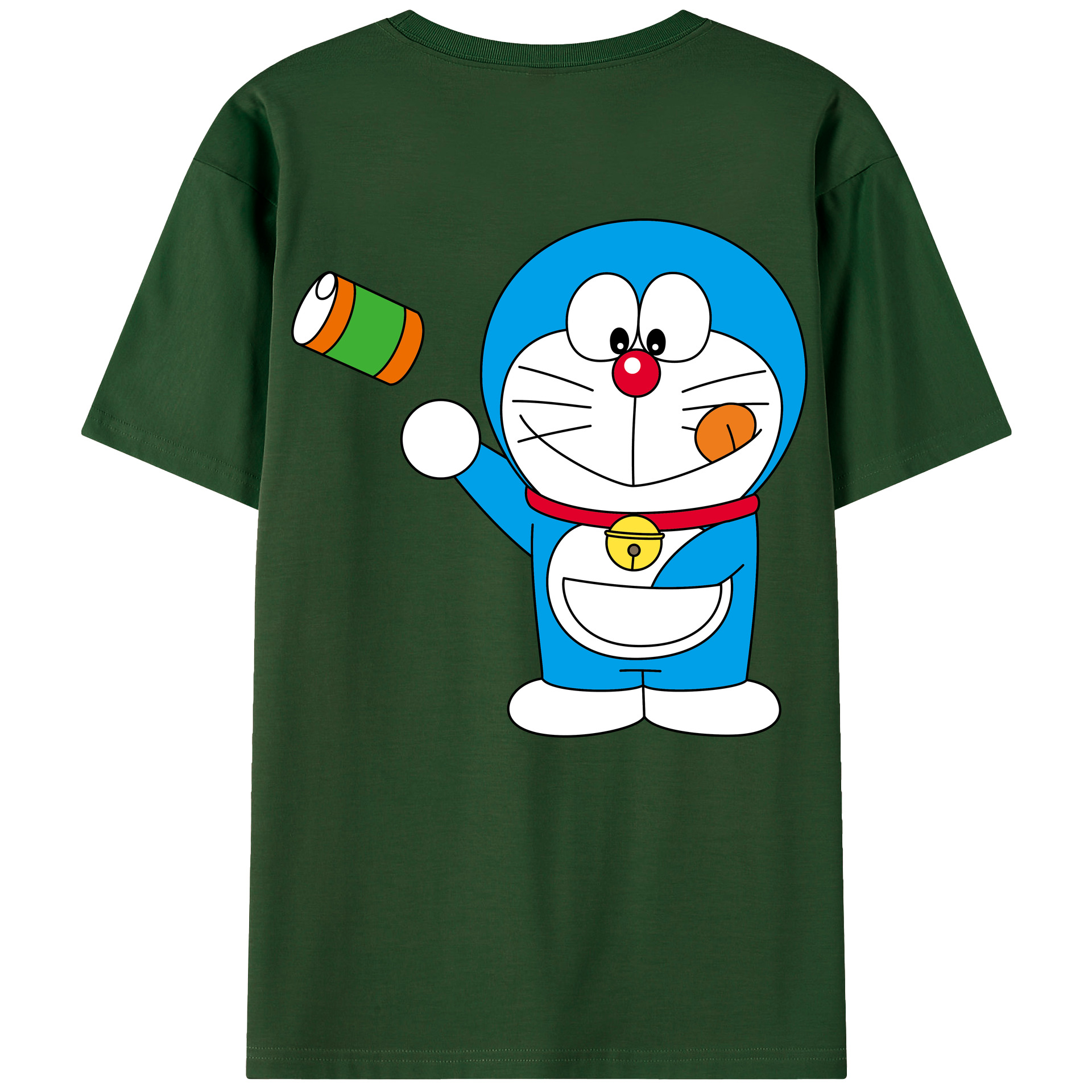 （画像用） ドラえもん Doraemon 綿100％半袖Tシャツ（背面プリント）
